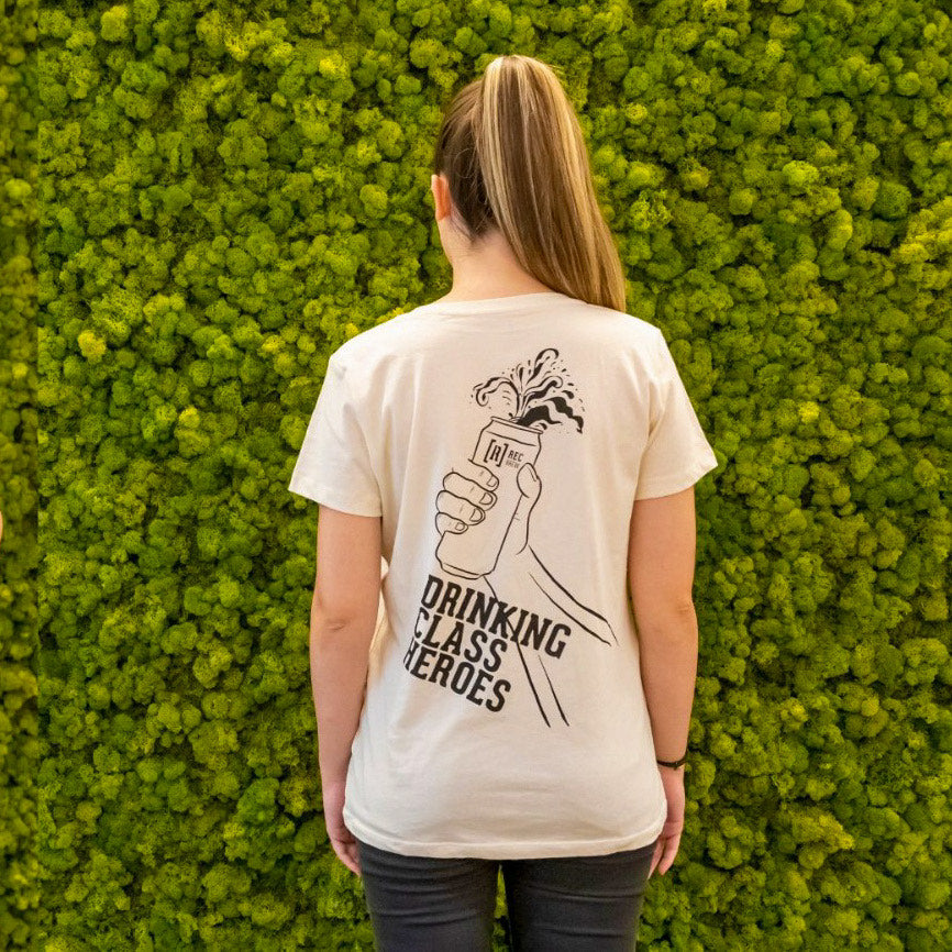 Camiseta chica "Drinking Class Heroes" - Rec Brew