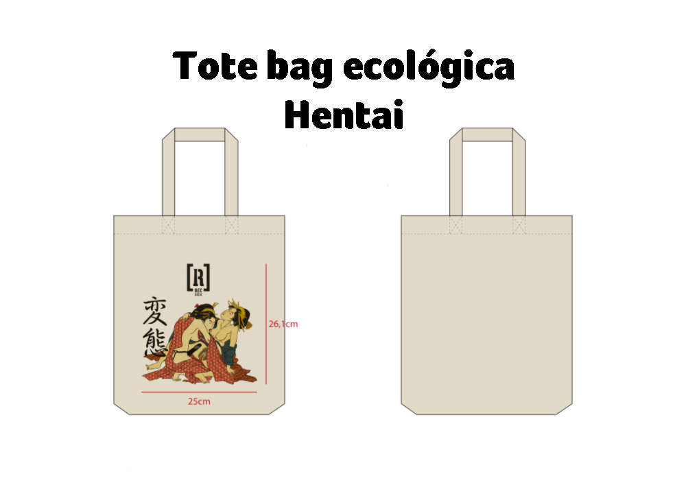Bolsa ecológica Hentai (Tote bag) - Rec Brew