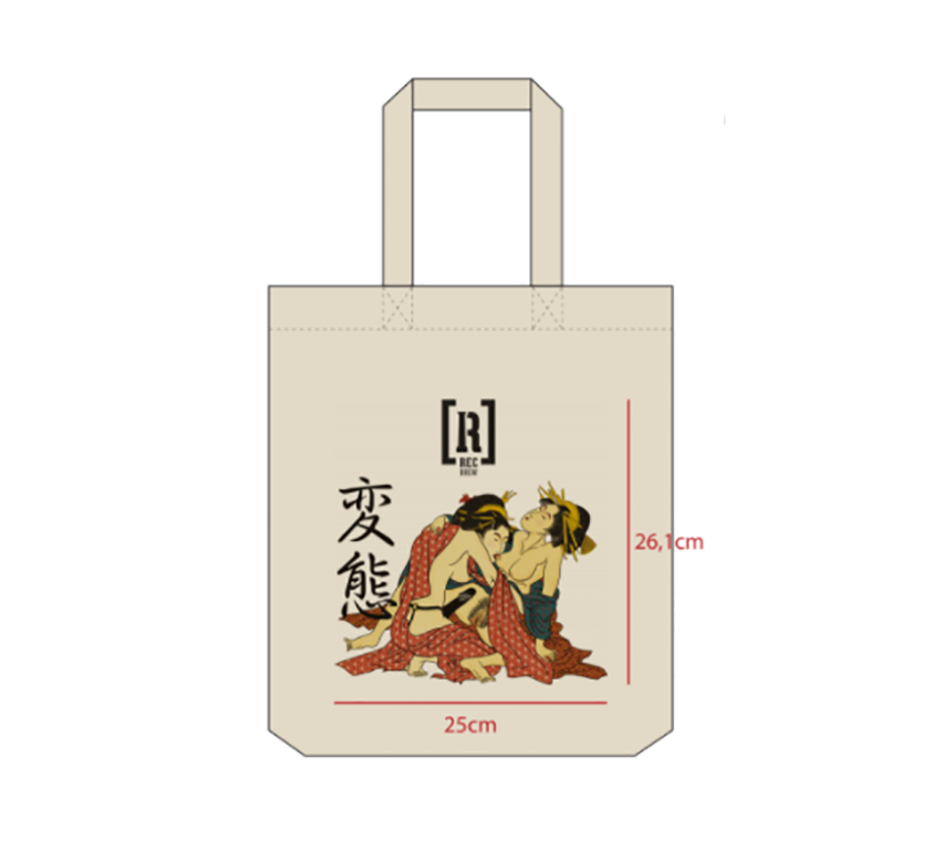 Bolsa ecológica Hentai (Tote bag) - Rec Brew